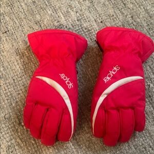 Spyder Vibrant Red Ski Gloves